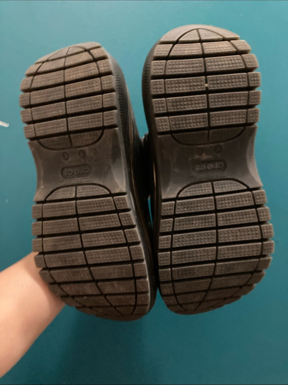 Crocs Mega Crush Metallic Clog Black Gold women’s 10 m8 - Picture 6 of 6